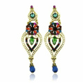 Trendy Bohemia Style Resin Stone Earring (XER13098)